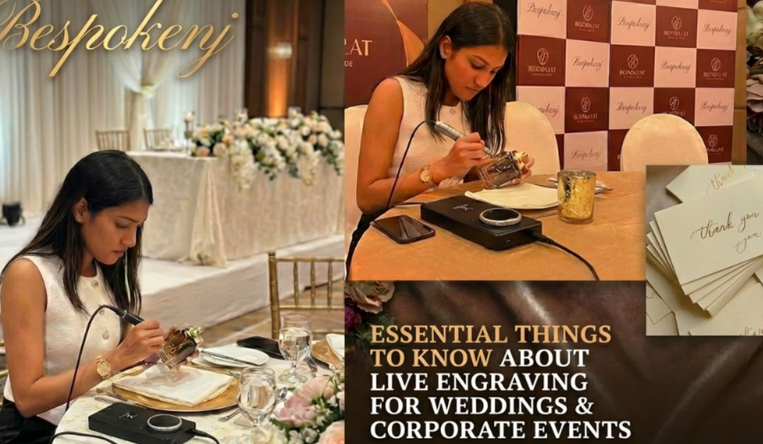 Essential Things to Know about live engraving for Weddings and Corporate Events